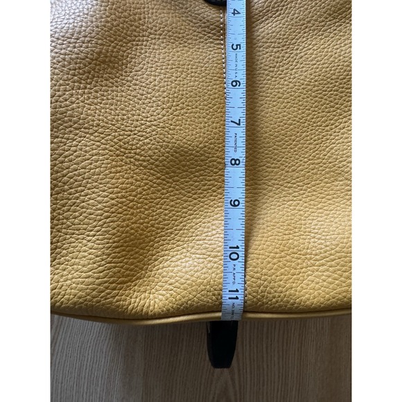 Dooney‎ & Bourke Yellow Mustard Backpack With Brown Leather Handle and Straps main image 7